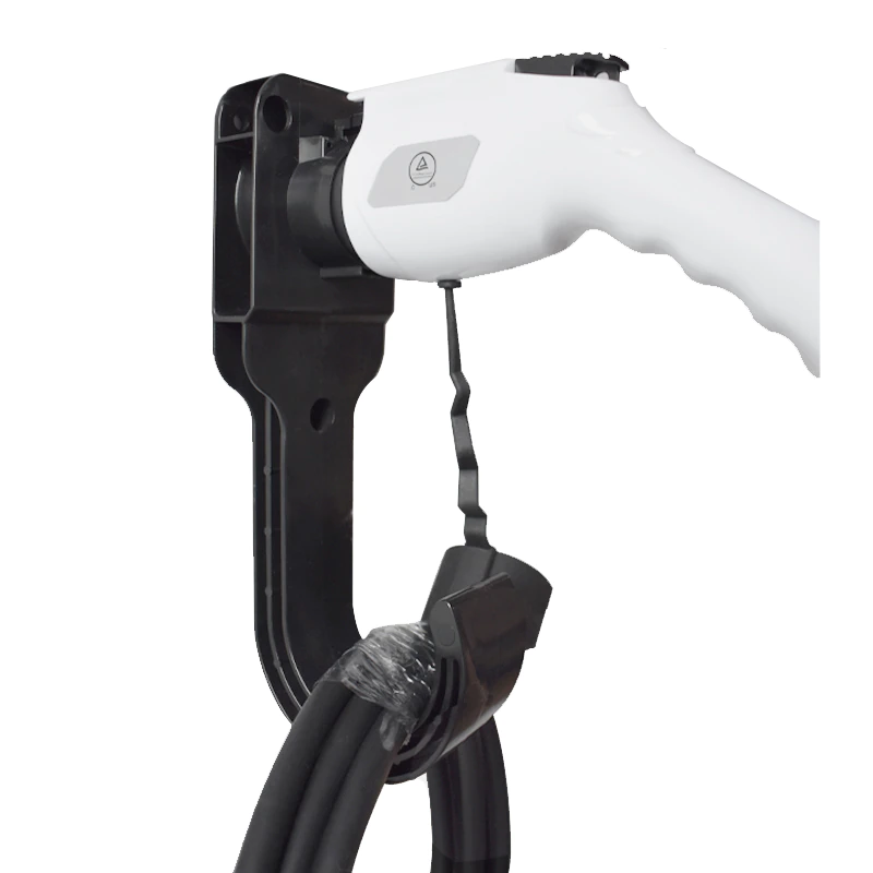 EV-Charger-Cord-Holder-for-Electric-Vehicle-J1772-Type-1-Connector-Wall-Mount-Pothook
